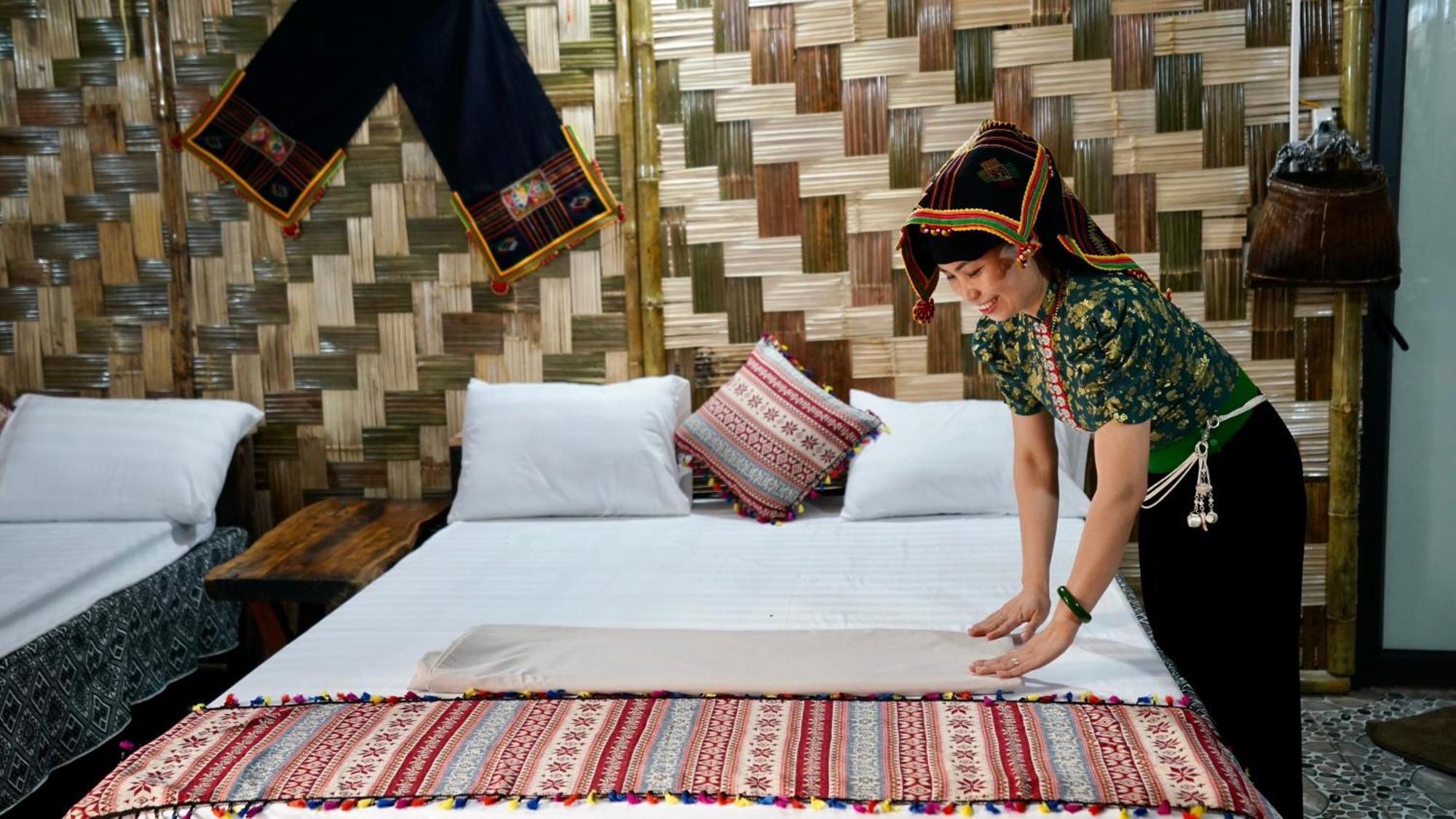 Minh Ngoc Homestay Dien Bien Phu Ban Him Lom Luaran gambar